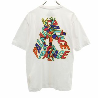 PALACE - パレス バックプリント 半袖 Tシャツ L ホワイト PALACE メンズ 古着 【240415】 メール便可