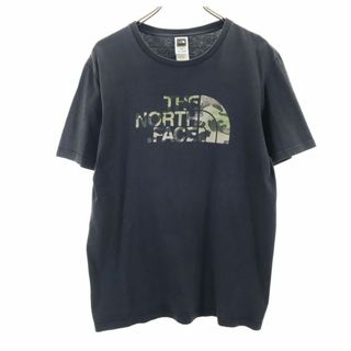 ザノースフェイス(THE NORTH FACE)のノースフェイス アウトドア 半袖 Tシャツ M ブラック THE NORTH FACE メンズ 古着 【240415】 メール便可(Tシャツ/カットソー(半袖/袖なし))