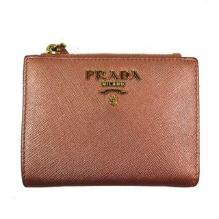 プラダ(PRADA)のプラダ PRADA 二つ折り財布 1ML023 SAFFIANO METAL A(財布)