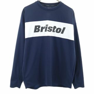 エフシーレアルブリストル 長袖 Tシャツ L ネイビー F.C.Real Bristol SOPH. ロンT メンズ 古着 【240415】