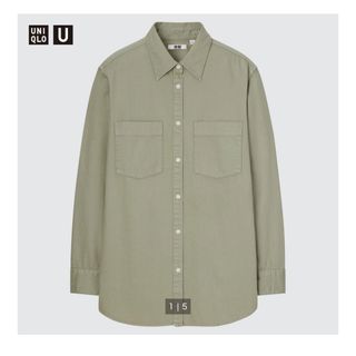 ユニクロ(UNIQLO)のUNIQLO ダブルポケットオーバーサイズシャツ(シャツ/ブラウス(長袖/七分))