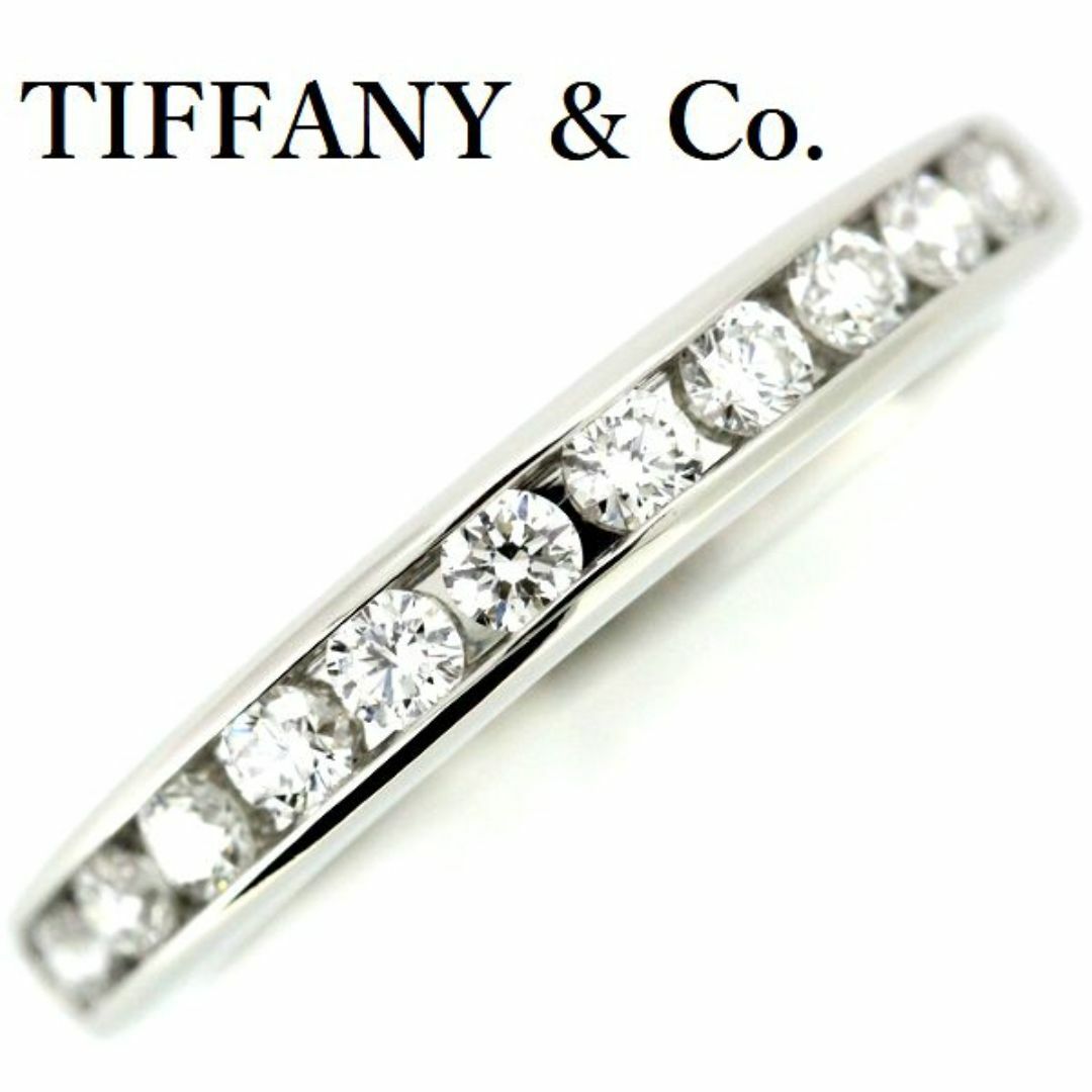 Tiffany & Co.(ティファニー)のティファニー ハーフサークル ダイヤモンド リング 11P 11号強 3.15mm Pt950 レディースのアクセサリー(リング(指輪))の商品写真