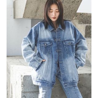 JEANASIS - jeanasis アソート デニム BIG シャツ ジャケットの通販 by JEANASIS - jeanasis アソート デニム BIG シャツ ジャケットの通販 by
