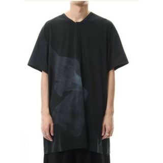 ヨウジヤマモト(Yohji Yamamoto)の【美品】ヨウジヤマモト 20ss 内田柄ヘンリー半袖(Tシャツ/カットソー(半袖/袖なし))