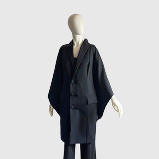 ヨウジヤマモト(Yohji Yamamoto)のYOHJI YAMAMOTO ヨウジヤマモト コート ブラック(ロングコート)