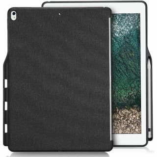 【色:ブラック】ProCase iPad Pro 12.9" 背面ケース，バック