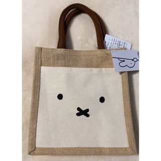 ミッフィー(miffy)の【新品未使用】ミッフィー　ジュートバッグミニ　(トートバッグ)