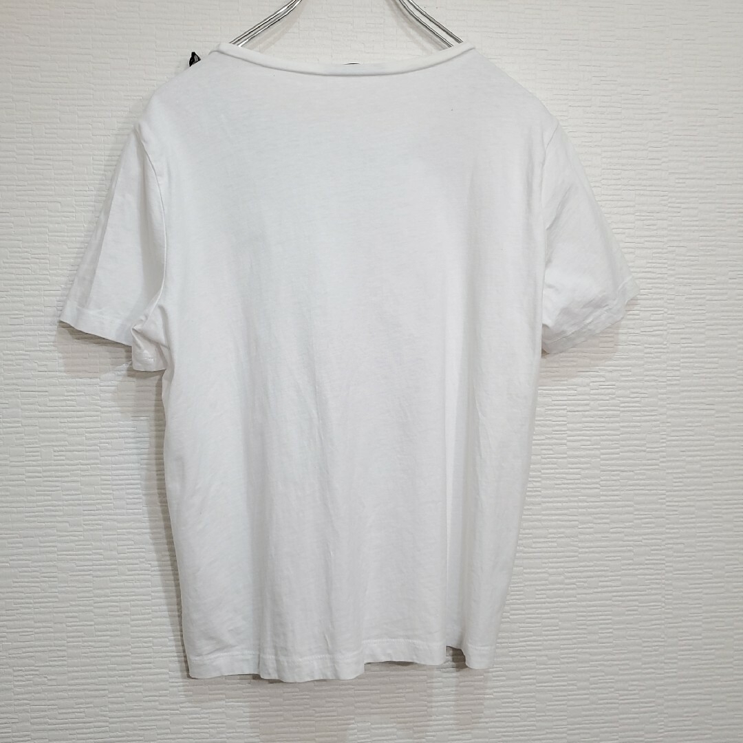 ZARA(ザラ)のZARA ザラ レディース レース フリル カットソー Tシャツ 白 M レディースのトップス(カットソー(半袖/袖なし))の商品写真