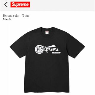 シュプリーム(Supreme)のSupreme Records Tee Black S(Tシャツ/カットソー(半袖/袖なし))
