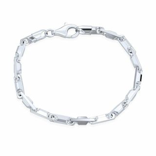 [Bling Jewelry] 男性用の厚いソリッドな.925スターリングシルバ(その他)