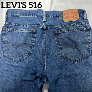 リーバイス(Levi's)のLEVI'S 516 ジーンズデニムパンツ スリムフィット W34 濃紺(デニム/ジーンズ)