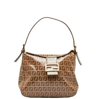 フェンディ(FENDI)のフェンディ ズッキーノ マンマバケット ショルダーバッグ 2384 ビニール レディース FENDI 【214-46506】(ショルダーバッグ)