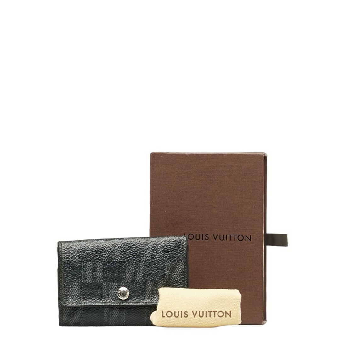 LOUIS VUITTON(ルイヴィトン)のルイ ヴィトン ダミエ グラフィット ミュルティクレ6 キーケース N62662 PVC メンズ LOUIS VUITTON 【228-46648】 レディースのファッション小物(キーケース)の商品写真