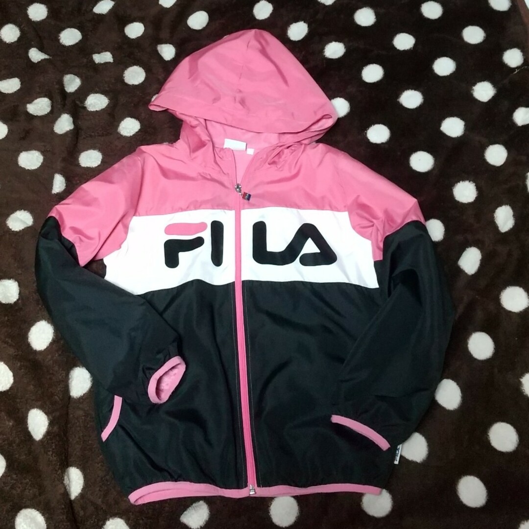 FILA(フィラ)のFILA 140cm ジャンバー  ウインドブレーカー キッズ/ベビー/マタニティのキッズ服女の子用(90cm~)(ジャケット/上着)の商品写真