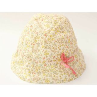 【春物 新入荷!】◇ボンポワン/BONPOINT◇48cm ハット/帽子 クリーム系 ピクニック 日よけ 熱中症対策【中古】子供 キッズ kids ベビー baby 女の子 春夏 bagetc 613042