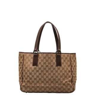 グッチ(Gucci)のグッチ GGキャンバス ハンドバッグ ショルダーバッグ 113017 キャンバス レディース GUCCI 【1-0146686】(トートバッグ)