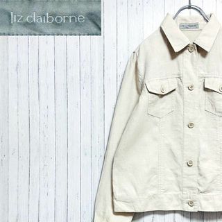 liz claiborne　ライトジャケット　ダブルポケット　古着女子　 M(ブルゾン)