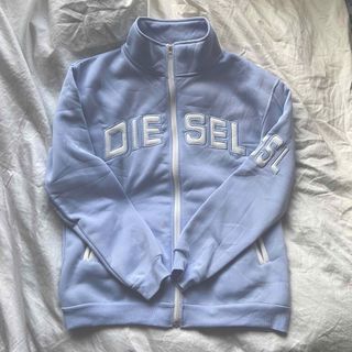 DIESEL風 パーカー 水色 ブルー(パーカー)