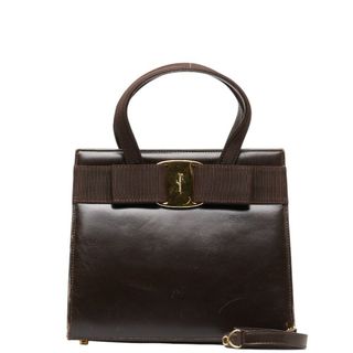 サルヴァトーレフェラガモ ヴァラリボン ハンドバッグ ショルダーバッグ 2WAY BA21 4178 レザー レディース Salvatore Ferragamo 【230-46775】