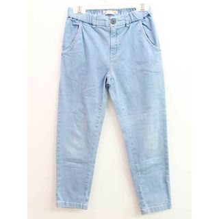 【春物 新入荷!】♪ボンポワン/BONPOINT♪128cm ロングパンツ/長ズボン インディゴブルー【中古】子供服 キッズ kids 女の子 春秋 bottoms 123042