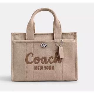 COACH - コーチ　カーゴトートバッグ　大サイズ　ベージュ新作