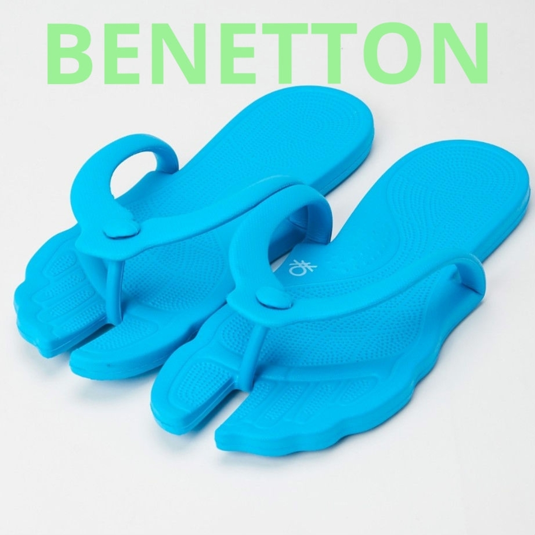 BENETTON(ベネトン)のベネトン ビーチサンダル　BENETTON BEACH SANDAL  ビーサン レディースの靴/シューズ(ビーチサンダル)の商品写真