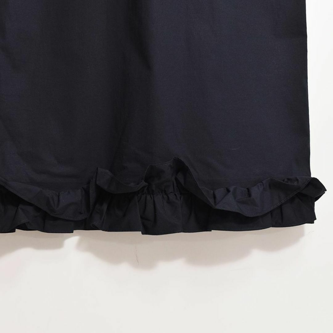 YOKO CHAN(ヨーコチャン)のヨーコチャン YOKO CHAN 立体裾フリル Vネック ワンピース 黒 38 レディースのワンピース(ひざ丈ワンピース)の商品写真