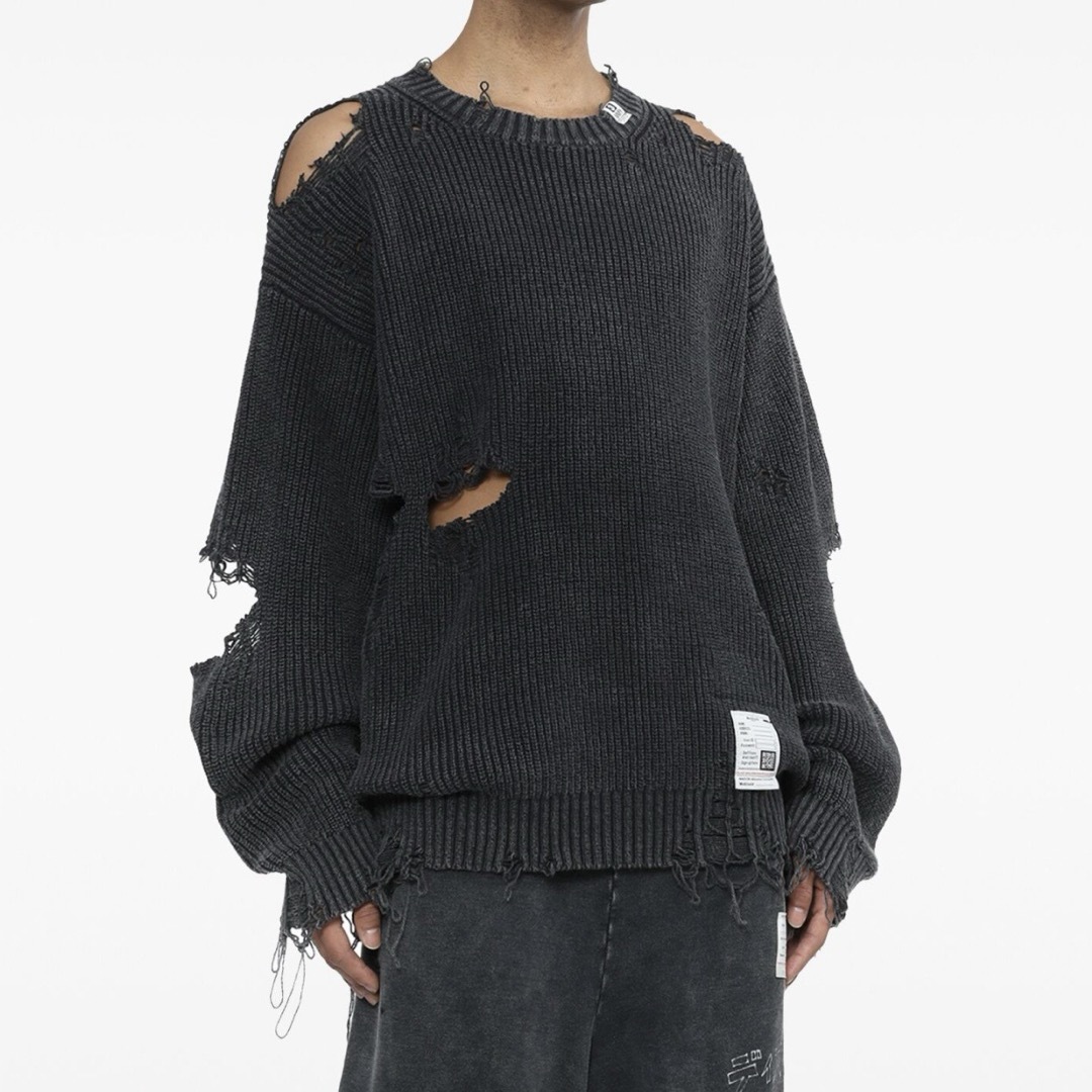 Maison MIHARA YASUHIRO(メゾンミハラヤスヒロ)の【Maison MIHARA YASUHIRO】Bleached Sweater メンズのトップス(ニット/セーター)の商品写真