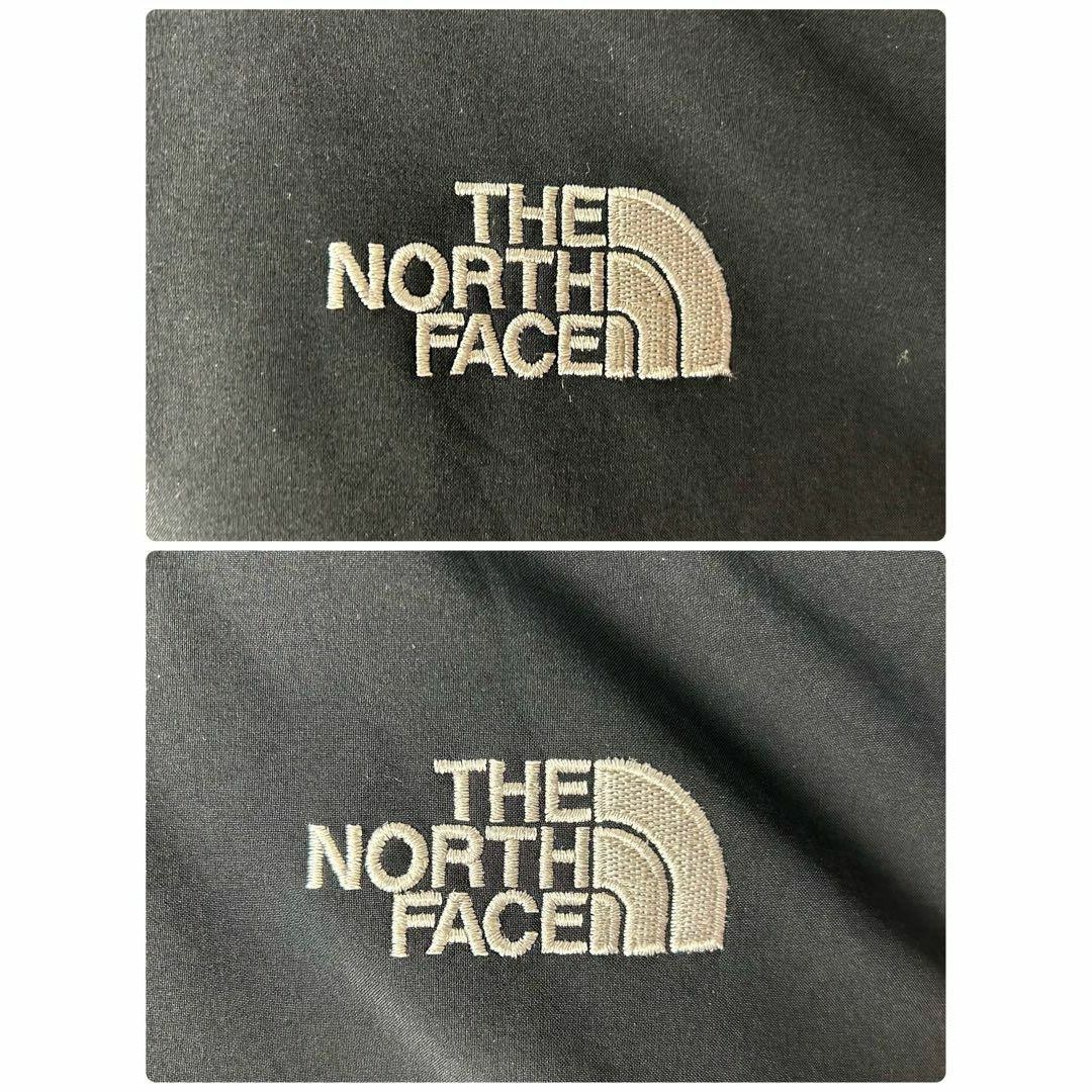 THE NORTH FACE(ザノースフェイス)のノースフェイス 刺繍ロゴ ブルゾンジャケット ブラック メンズL メンズのジャケット/アウター(ブルゾン)の商品写真