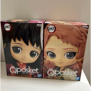 キメツノヤイバ(鬼滅の刃)の非売品　鬼滅の刃　真菰　錆兎　フィギュアセット　qposket(アニメ/ゲーム)