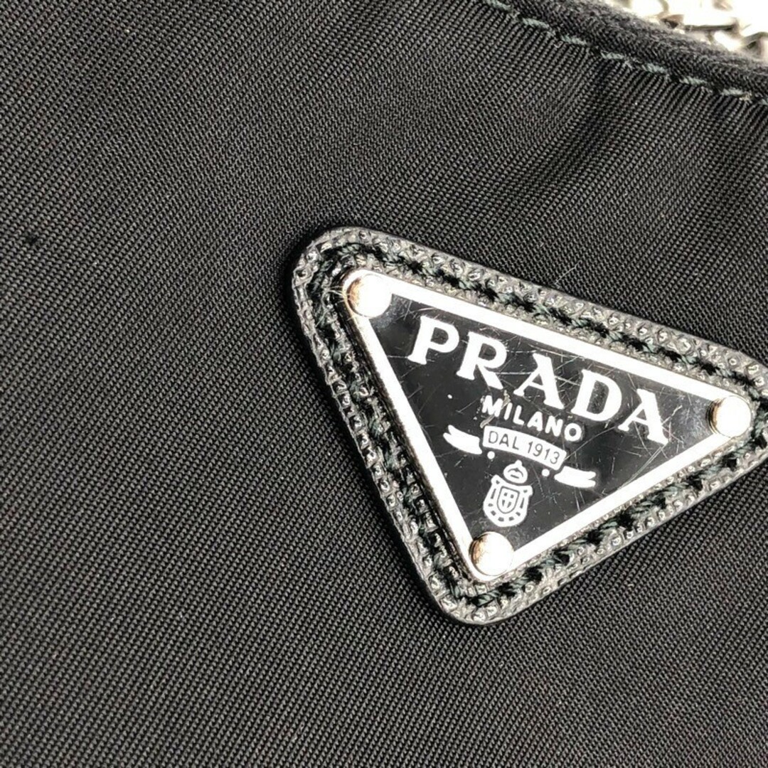 PRADA(プラダ)の　プラダ PRADA Re-Edition 2005 Re-Nylon バッグ 1BH204 ブラック/シルバー金具 ナイロン ファブリック／レザー レディース ショルダーバッグ レディースのバッグ(ショルダーバッグ)の商品写真