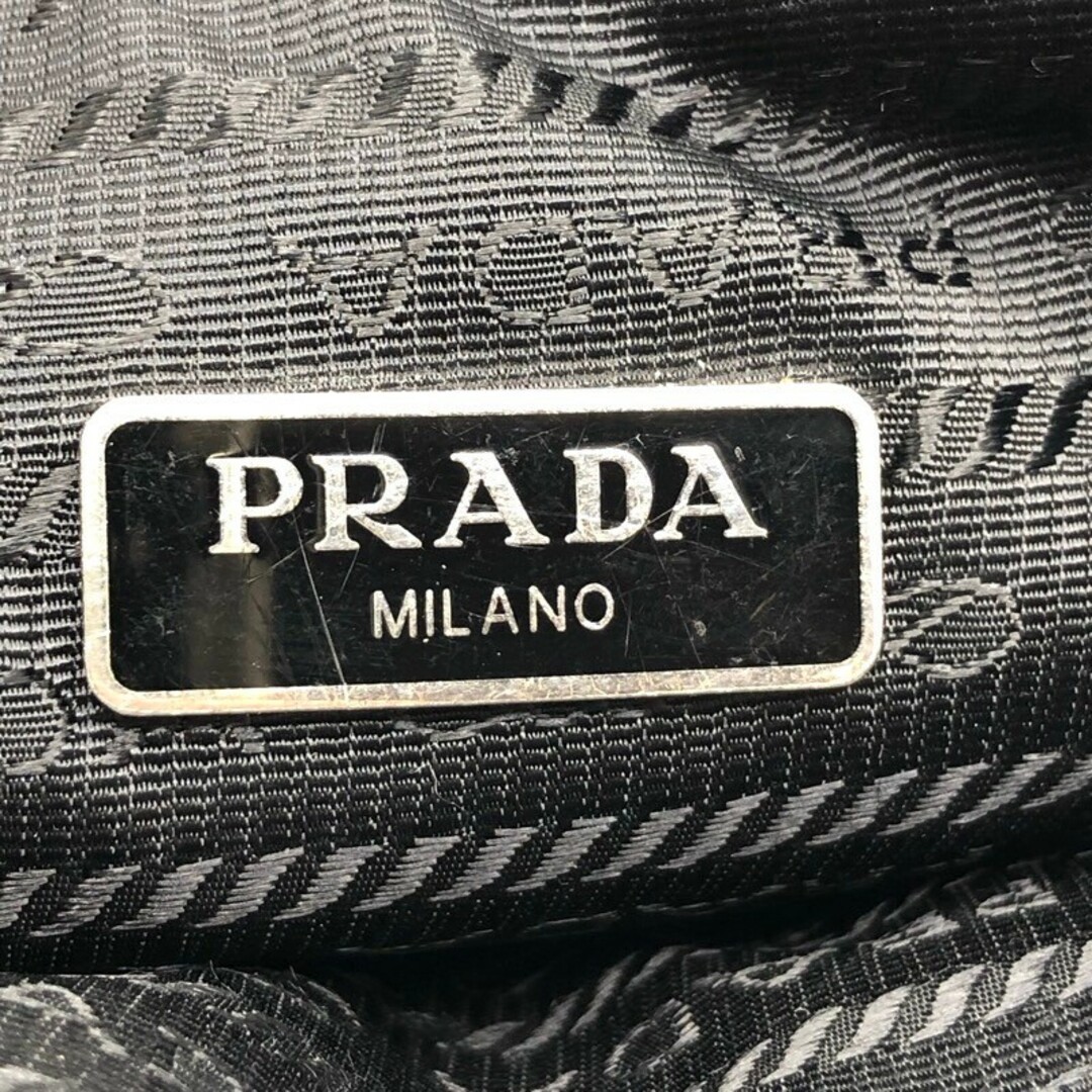 PRADA(プラダ)の　プラダ PRADA Re-Edition 2005 Re-Nylon バッグ 1BH204 ブラック/シルバー金具 ナイロン ファブリック／レザー レディース ショルダーバッグ レディースのバッグ(ショルダーバッグ)の商品写真