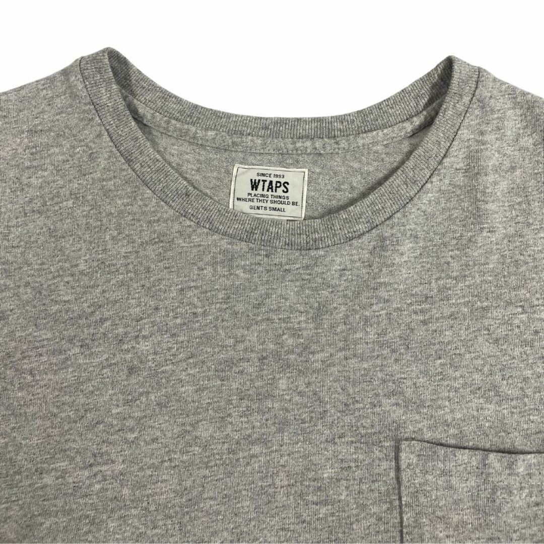 W)taps(ダブルタップス)のWTAPS ダブルタップス 16SS BLANK S/S-C TEE . COTTON USA製 半袖Ｔシャツ グレー サイズS 正規品 / B5173 メンズのトップス(Tシャツ/カットソー(半袖/袖なし))の商品写真