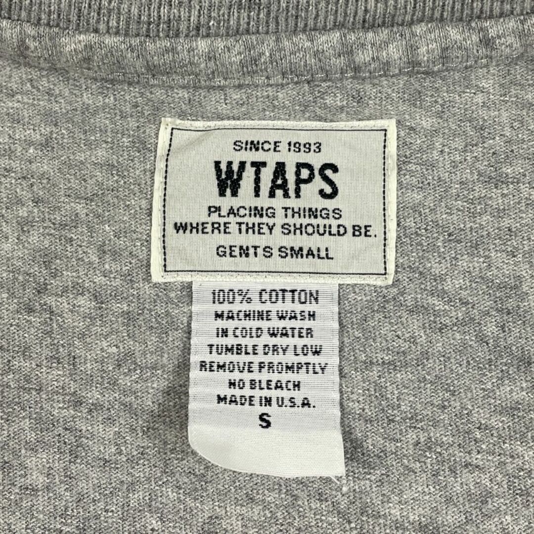 W)taps(ダブルタップス)のWTAPS ダブルタップス 16SS BLANK S/S-C TEE . COTTON USA製 半袖Ｔシャツ グレー サイズS 正規品 / B5173 メンズのトップス(Tシャツ/カットソー(半袖/袖なし))の商品写真