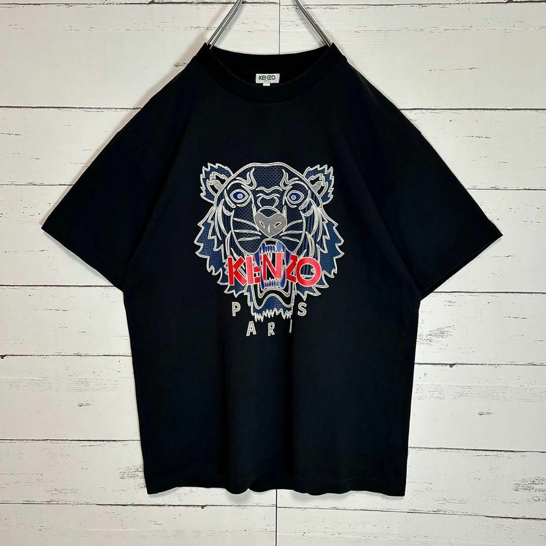 KENZO(ケンゾー)の【超人気モデル】ケンゾー☆虎 タイガー Tシャツ Lサイズ 即完売モデル 希少 メンズのトップス(Tシャツ/カットソー(半袖/袖なし))の商品写真