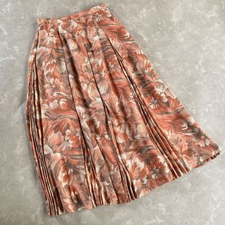 フラワー(flower)のused レトロ 花柄 スカート 古着 ヴィンテージ vintage(ロングスカート)