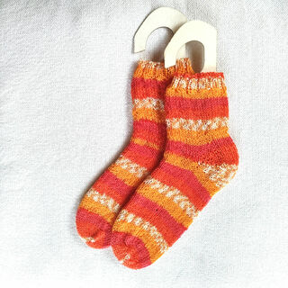 手編み靴下18(レッグウェア)