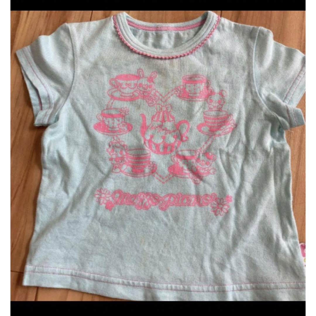 mezzo piano(メゾピアノ)のメゾピアノTシャツ90 キッズ/ベビー/マタニティのキッズ服女の子用(90cm~)(Tシャツ/カットソー)の商品写真