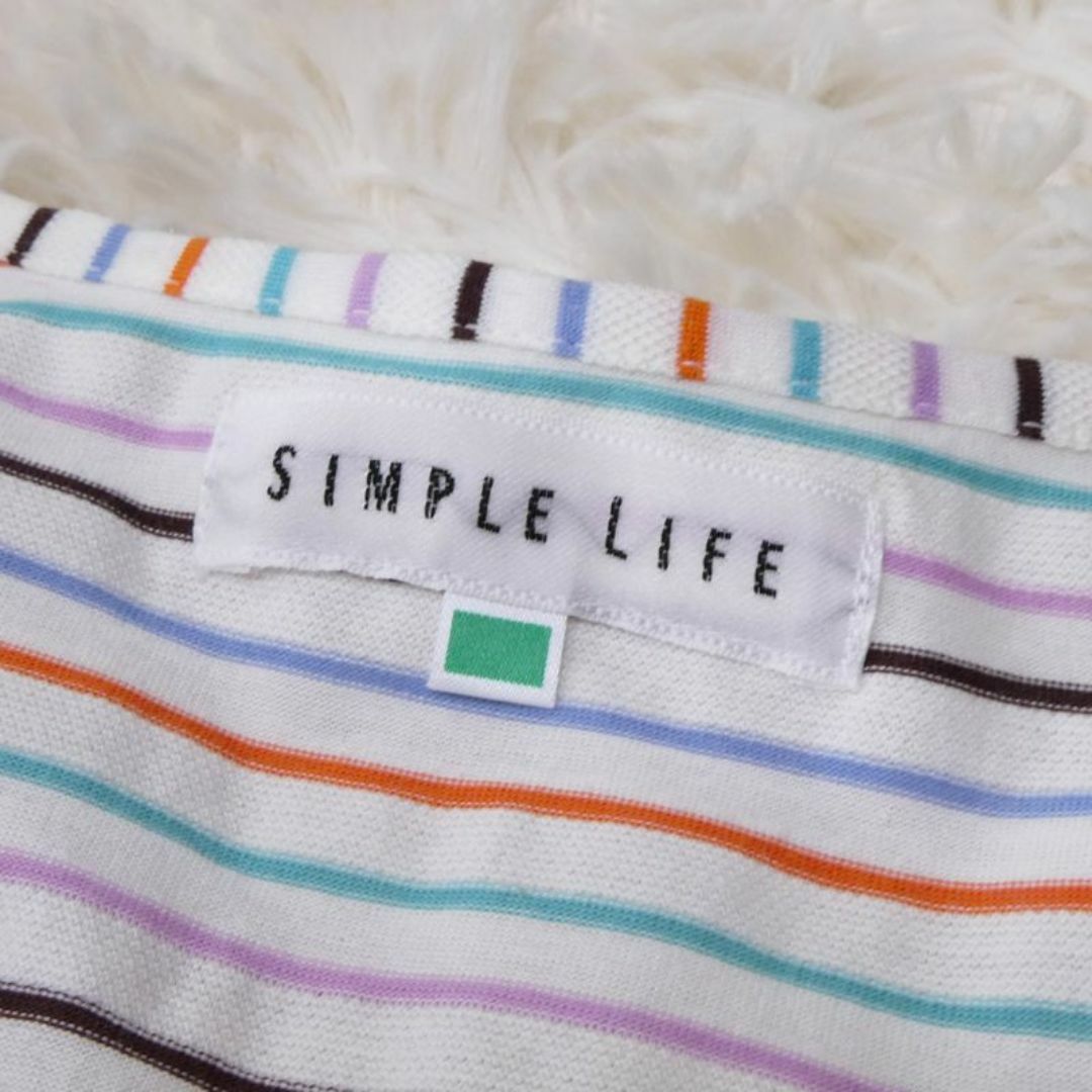 SIMPLE LIFE(シンプルライフ)のSIMPLE LIFE レディース トップス 半袖 カットソー レディースのトップス(カットソー(半袖/袖なし))の商品写真
