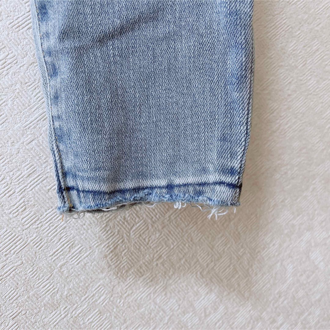 AZUL by moussy(アズールバイマウジー)のAZUL クラッシュデニムスキニーⅡ レディースのパンツ(デニム/ジーンズ)の商品写真