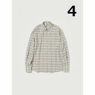 AURALEE - 24SS SUPER LIGHT WOOL CHECK SHIRT 4