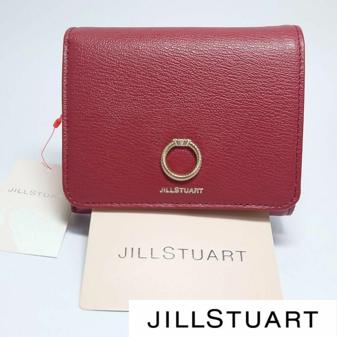 JILLSTUART(ジルスチュアート)の【新品タグ付き】ジルスチュアート エターナル二つ折り財布 レッド レディースのファッション小物(財布)の商品写真