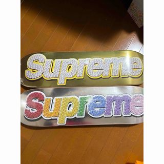 シュプリーム(Supreme)の【2枚セット】Supreme Bling Box Logo Skateboard(スケートボード)