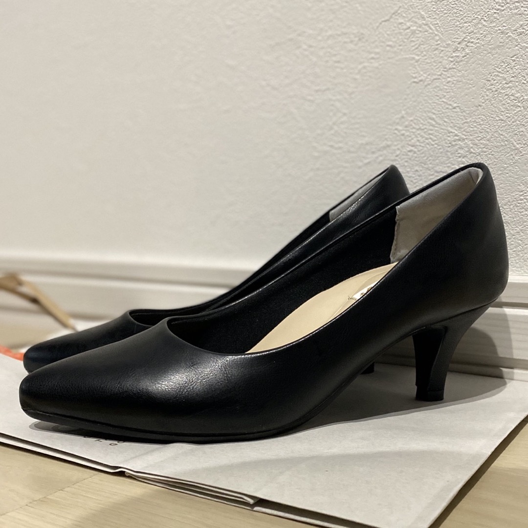 パンプス 黒 23cm レディースの靴/シューズ(ハイヒール/パンプス)の商品写真