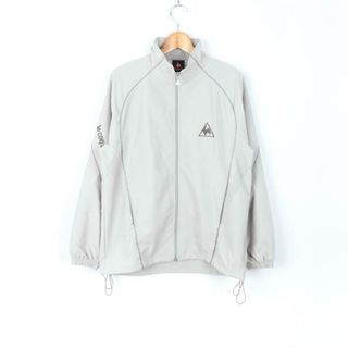 le coq sportif - ルコックスポルティフ ジャージ ナイロンジャケット ブルゾン アウター スポーツウエア メンズ Mサイズ グレー le coq sportif