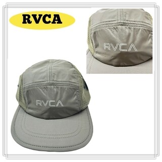 ルーカ(RVCA)のタグ付き ルーカ ナイロン ジェット キャップ 帽子 モスグリーン F メッシュ(キャップ)