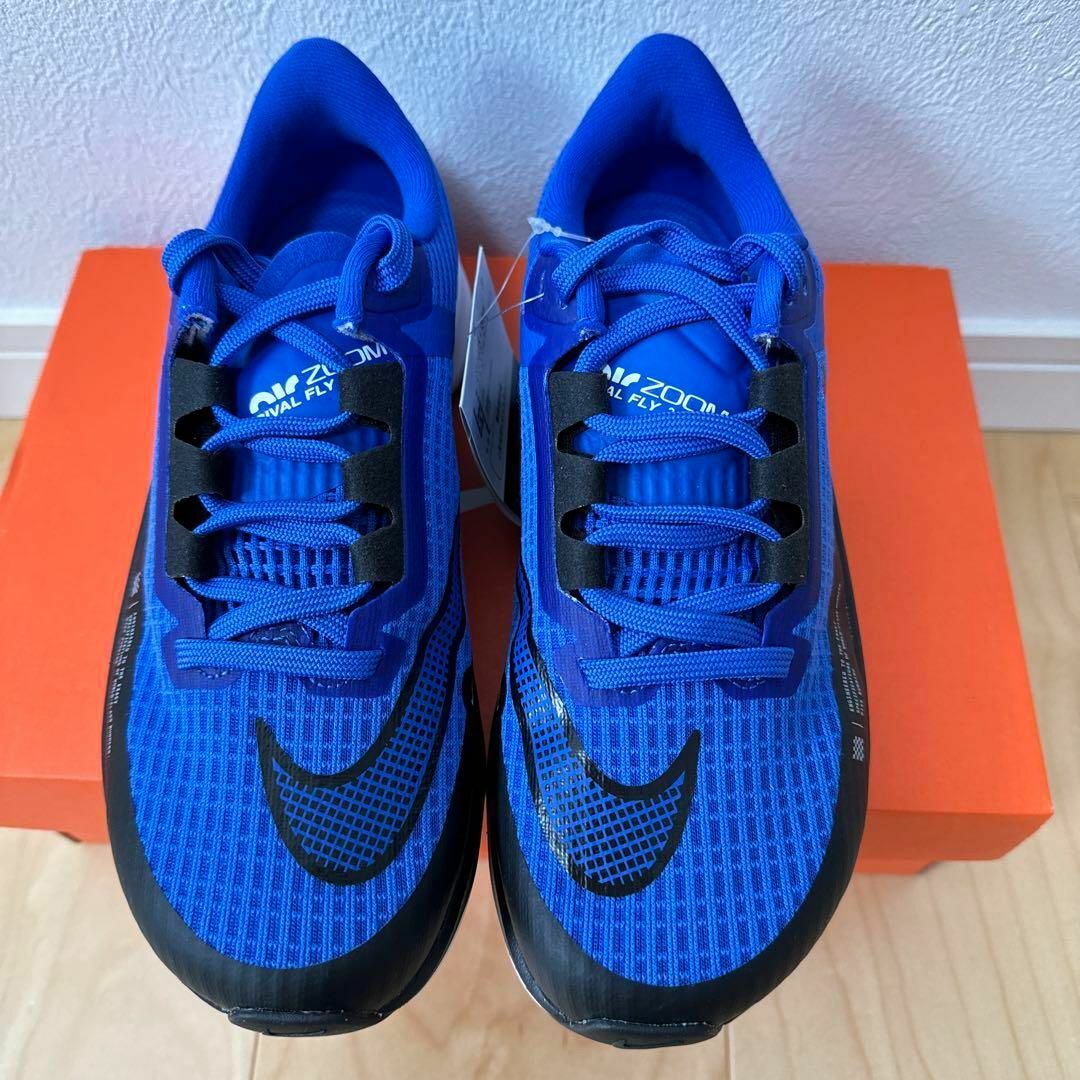 NIKE(ナイキ)の新品　NIKE エアズームライバルフライ3  シューズ　靴　スニーカー　23 青 キッズ/ベビー/マタニティのキッズ靴/シューズ(15cm~)(スニーカー)の商品写真