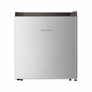 Hisense 小型 冷蔵庫 幅44.5cm 45L シルバー HR-A45S (冷蔵庫)