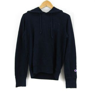 Champion - チャンピオン パーカー トップス ジャージ スウェット スポーツウエア ジムウエア レディース Fサイズ ネイビー Champion