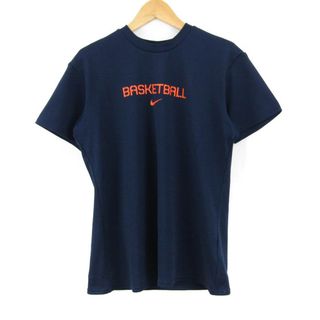 ナイキ(NIKE)のナイキ 半袖Tシャツ トップス スポーツウエア バスケットボール DRI-FIT レディース Lサイズ ネイビー NIKE(Tシャツ(半袖/袖なし))